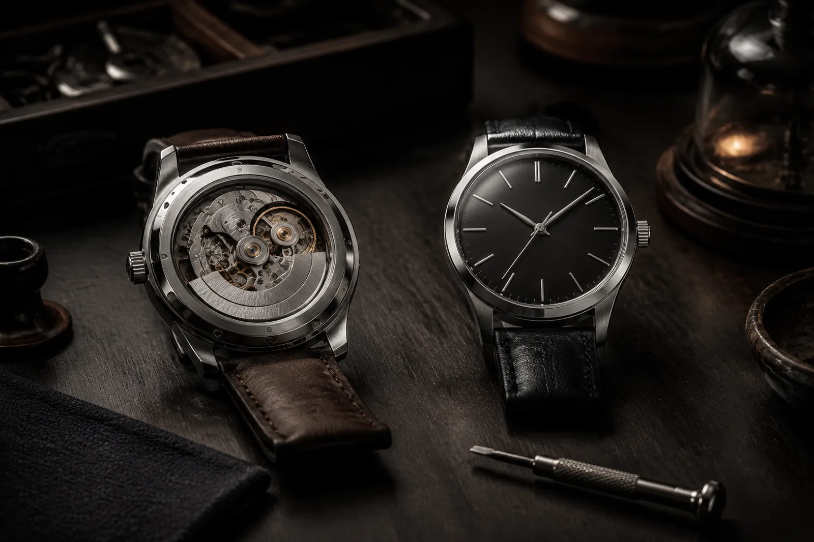 Guide til automatiske ure og quartz-ure