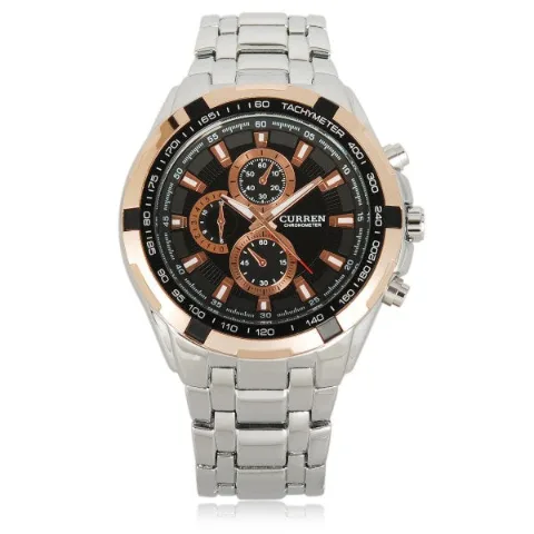 Curren Steel GoldNblack herreur