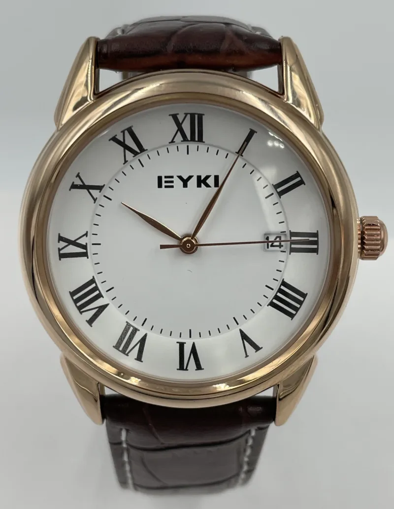 EYKI Roma Rosegold Brown Leather Dameur