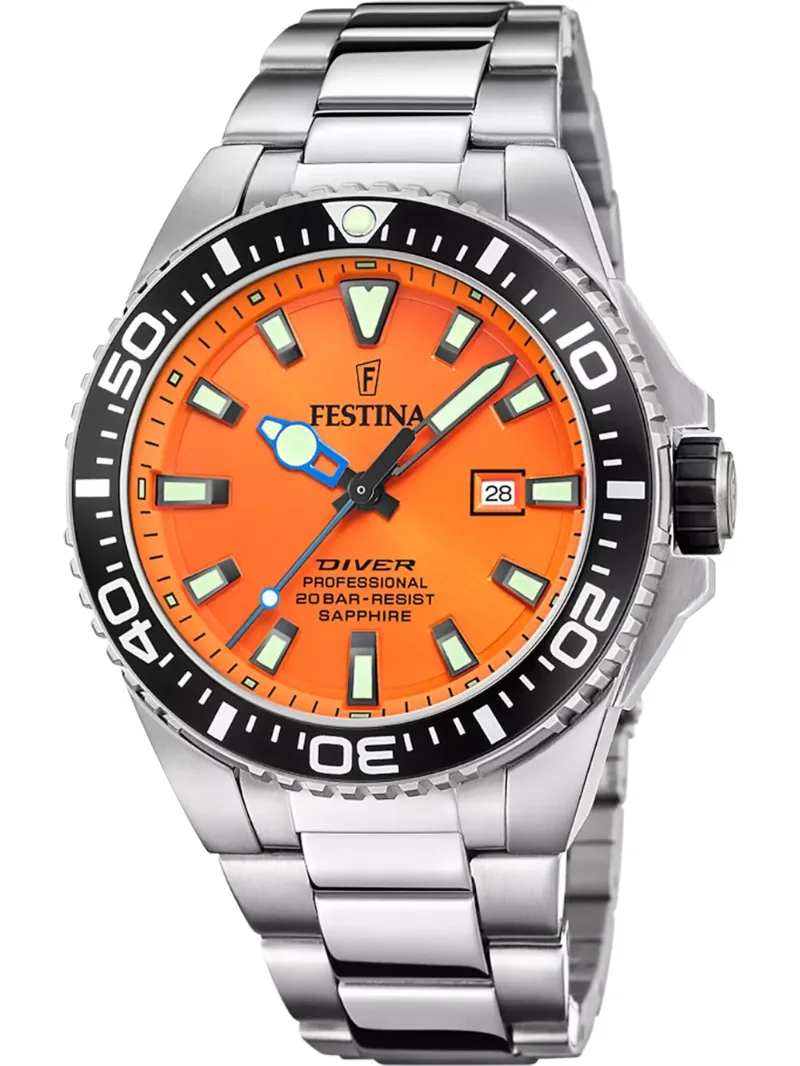Festina F20663/4 Herreur Diver Ur med safirglas