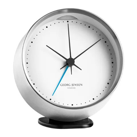 Georg Jensen Henning Koppel alarm ur med holder ø 10 cm.