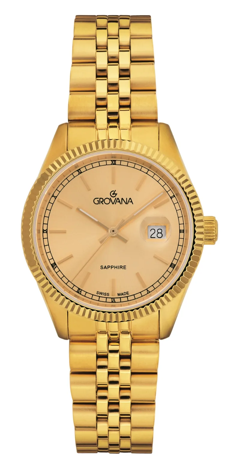 Grovana Kensington Royal Goldtone dameur