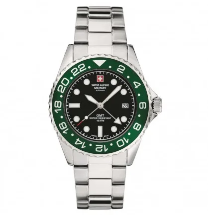 Swiss Alpine Military Master Diver Green Herreur