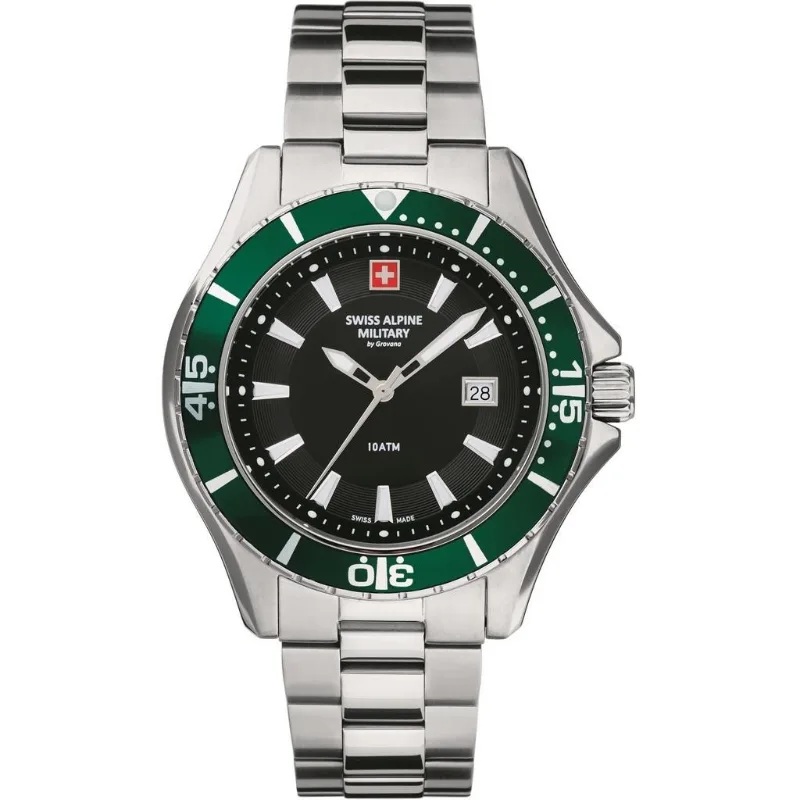 Swiss Alpine Military Nautilus Green Herreur