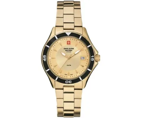 Swiss Alpine Military Nautilus Lady Gold Dameur