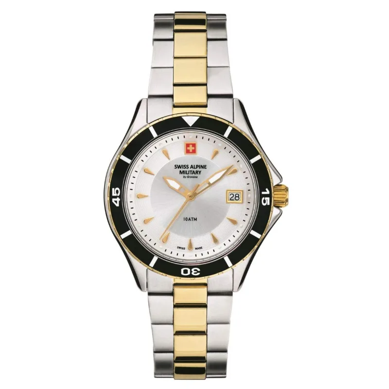 Swiss Alpine Military Nautilus Lady Silver dameur