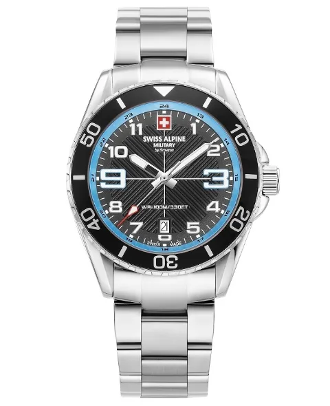 Swiss Alpine Military Raptor Light Blue Herreur