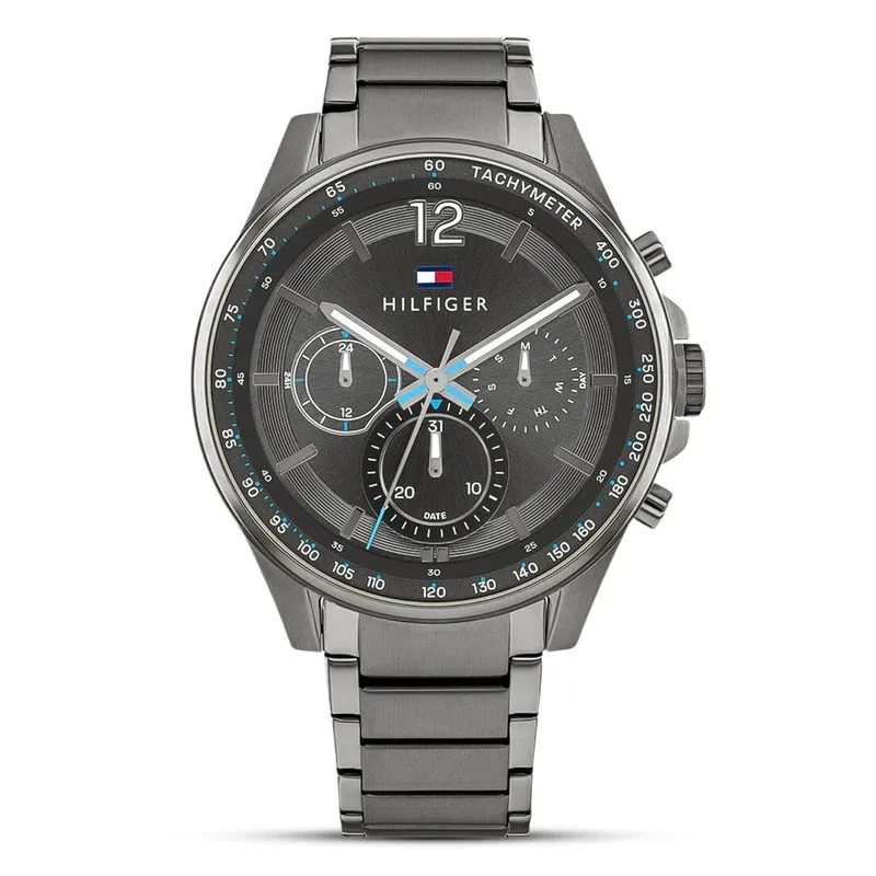 Tommy Hilfiger Gunmetal Grey Herreur TH1791975