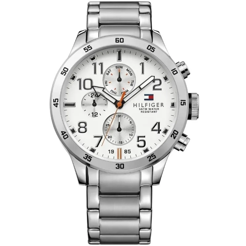 Tommy Hilfiger Trent Silver Herreur 1791140